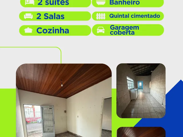 Casa 2 quartos e 1 banheiro, para alugar, no bairro Areão em Cuiabá
