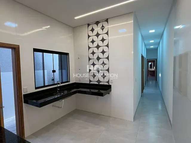 Casa com 150m² 3 quartos e 2 banheiros, à venda, no bairro Residencial Recanto do Bosque em Goiânia