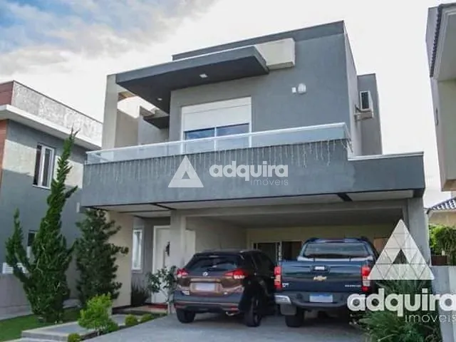 Casa com 360m² 4 quartos e 4 banheiros, à venda, no bairro Jardim Carvalho em Ponta Grossa