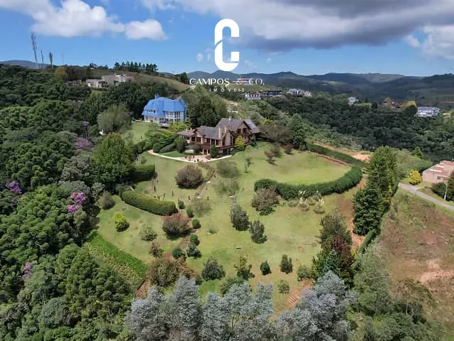 Casa com 4170m² 4 quartos e 6 banheiros, à venda, no bairro Condomínio Iporanga em Campos do Jordão
