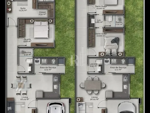 Apartamento com 182m² 2 quartos e 2 banheiros, à venda, no bairro Areias em Tijucas