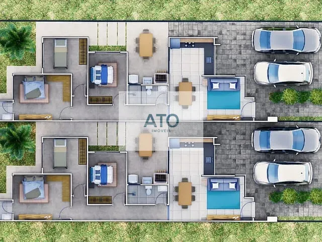 Casa 3 quartos e 1 banheiro, à venda, no bairro areias em Tijucas