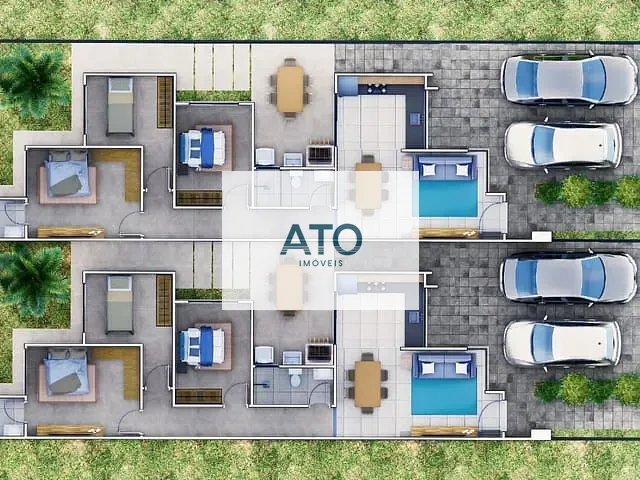 Casa 3 quartos e 1 banheiro, à venda, no bairro areias em Tijucas