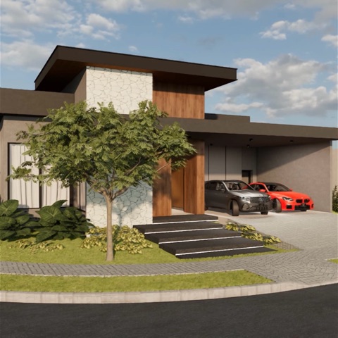 Foto do Casa - Casa térrea no Vale das Araras – 4 suítes, cozinha gourmet, piscina aquecida, energia solar, automação Alexa e 322m² de construção em lote de 513m² | ApêHouse | Imobi