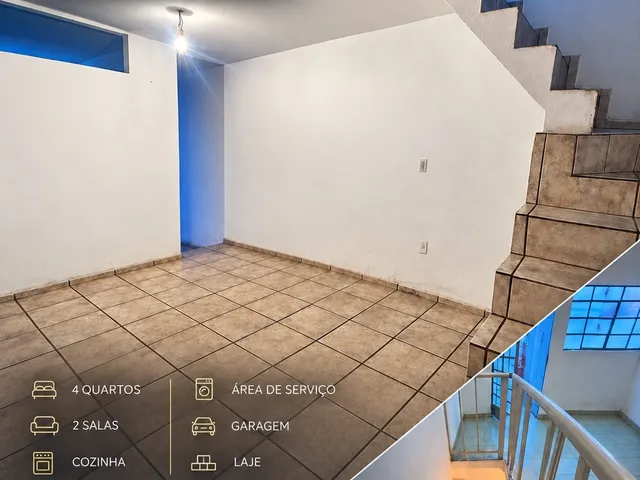 Casa 4 quartos e 1 banheiro, à venda, no bairro Tupi B em Belo Horizonte