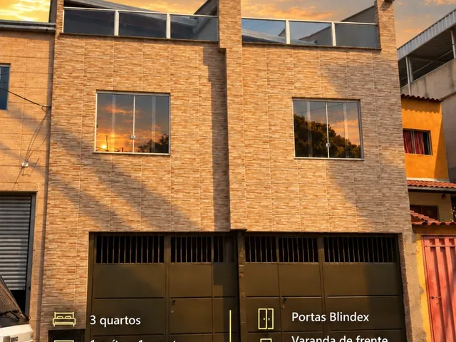 Casa 3 quartos e 1 banheiro, à venda, no bairro Aarão Reis em Belo Horizonte