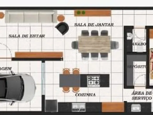 Casa 3 quartos e 1 banheiro, à venda, no bairro Jardim Quarenta em Campina Grande