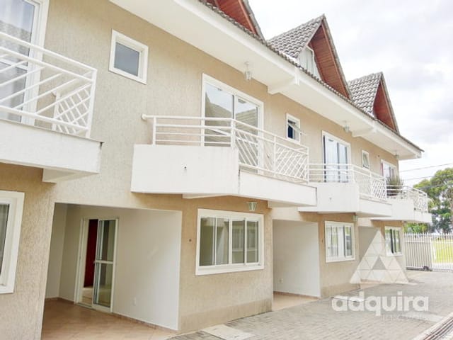 Foto do Casa - Sobrado em condomínio para Locação, 2 Quartos, 1 Suite, 1 Vaga, 120M², Jardim Carvalho, Ponta Grossa - PR | Adquira Imóveis