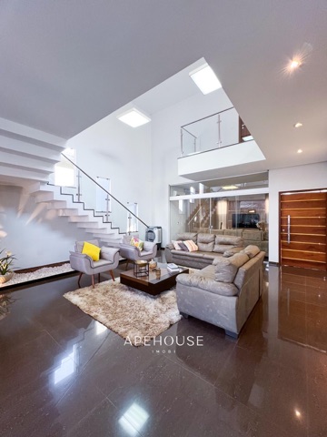 Foto do Sobrado - Sobrado à venda no Parque dos Buritis II – 3 suítes, área gourmet, hidromassagem, energia solar, poço artesiano e acabamento de alto padrão! | ApêHouse | Imobi