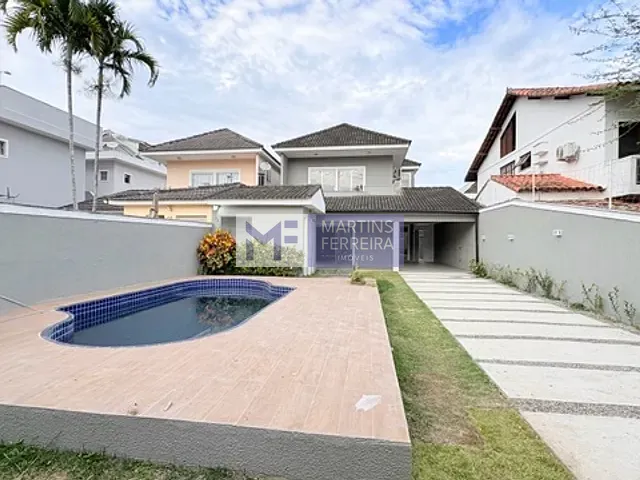 Casa com 341m² 4 quartos e 5 banheiros, para alugar, no bairro Barra da Tijuca em Rio de Janeiro