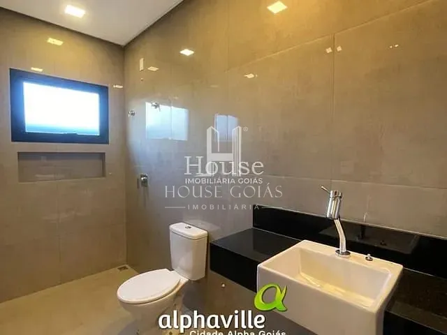 Casa com 360m² 4 quartos e 5 banheiros, à venda, no bairro Terras Alpha Residencial 1 em Senador Canedo