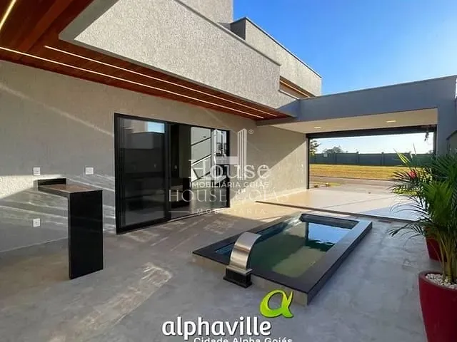 Casa com 360m² 4 quartos e 5 banheiros, à venda, no bairro Terras Alpha Residencial 1 em Senador Canedo