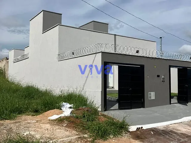 Casa com 100m² 2 quartos e 2 banheiros, à venda, no bairro Cidade das Praças em Aragoiânia