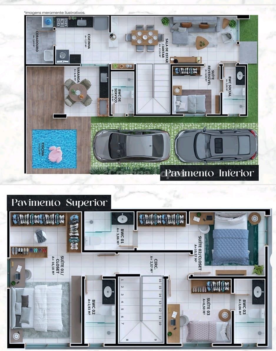 Casa à venda com 4 quartos, 100m² - Foto 4