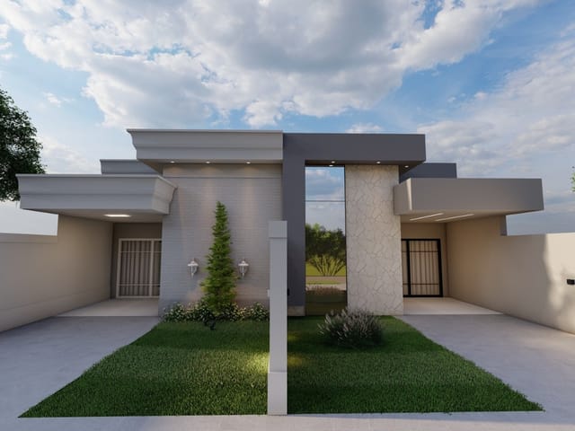 Casa com 146m² 3 quartos e 1 banheiro, à venda, no bairro Jardim das Oliveiras em Sinop