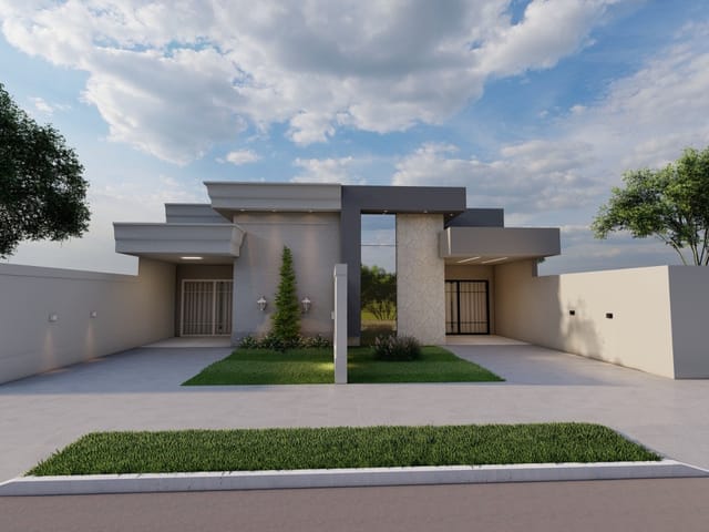 Casa com 146m² 3 quartos e 1 banheiro, à venda, no bairro Jardim das Oliveiras em Sinop