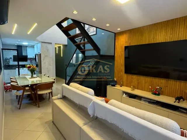 Casa com 128m² 3 quartos e 3 banheiros, à venda, no bairro Vila Nova Aparecida em Mogi das Cruzes