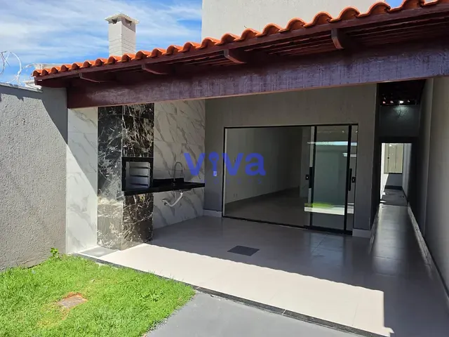 Casa 3 quartos e 2 banheiros, à venda, no bairro Solar Park Ilhabela em Senador Canedo