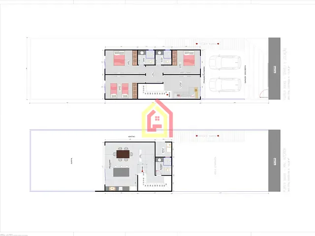 Sobrado com 129m² 3 quartos e 3 banheiros, à venda, no bairro Belo Horizonte em Marabá