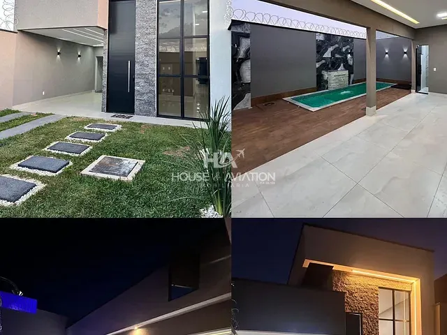 Casa 3 quartos e 3 banheiros, à venda, no bairro Cardoso em Aparecida de Goiânia