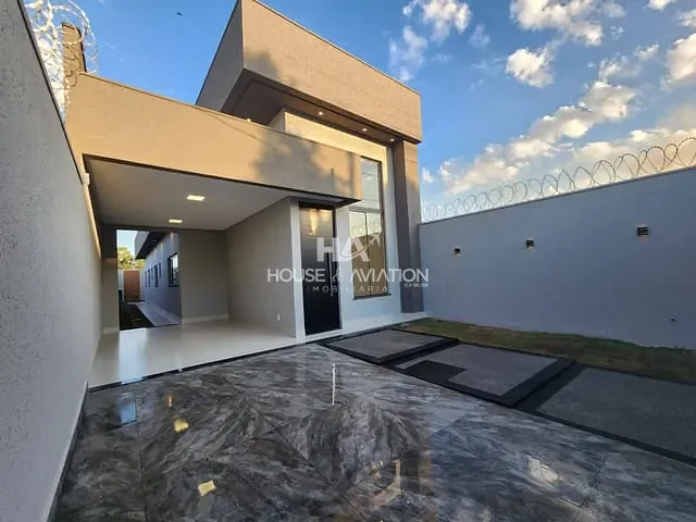 Casa 3 quartos e 3 banheiros, à venda, no bairro Jardim Buriti Sereno em Aparecida de Goiânia