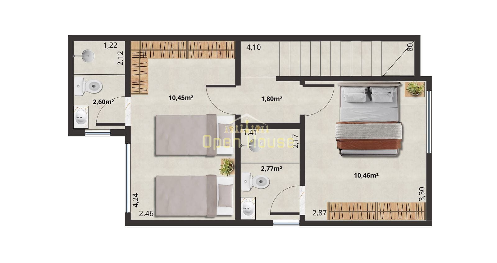 Casa, 2 quartos, 70 m² - Foto 21