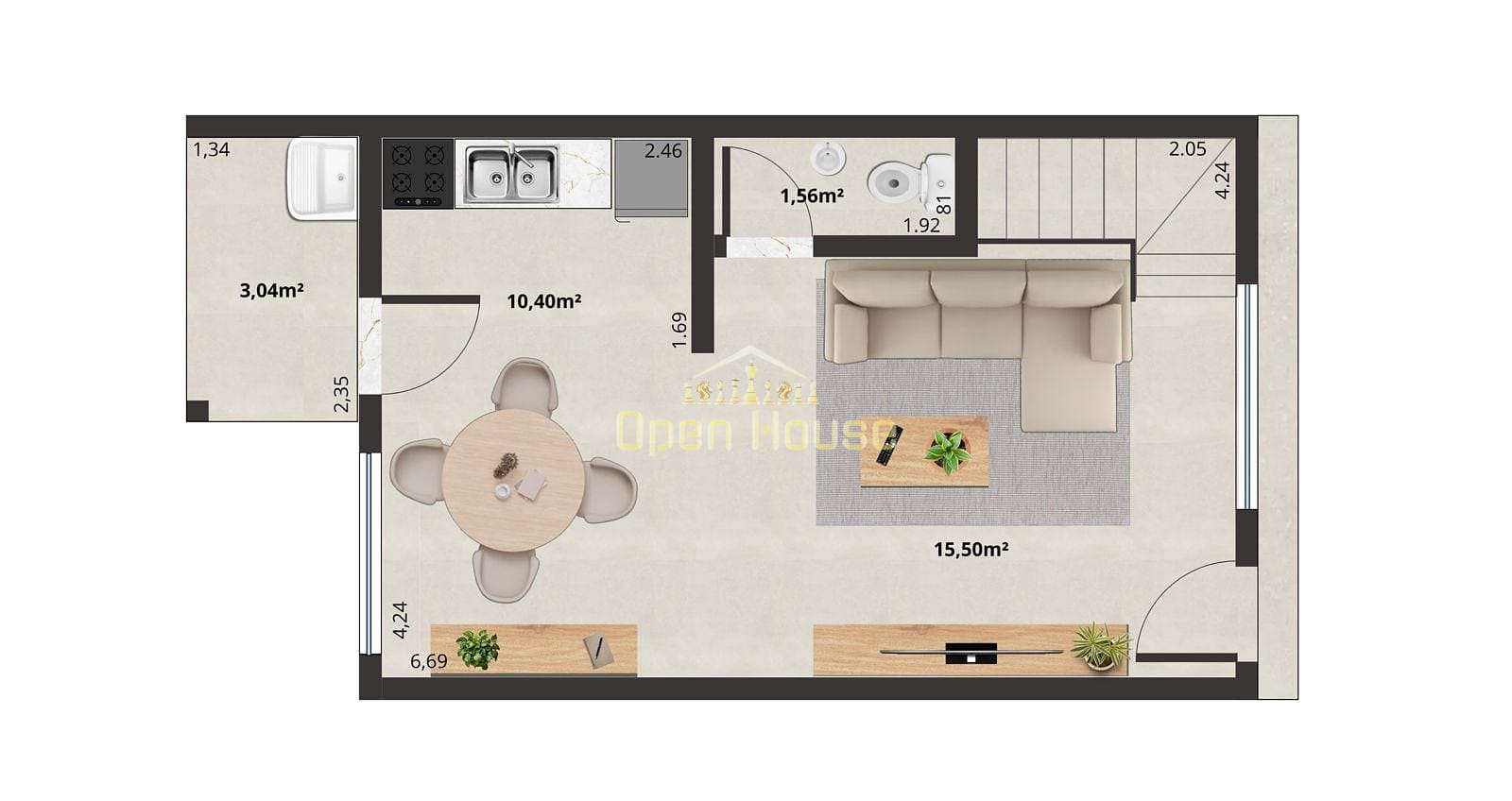 Casa, 2 quartos, 70 m² - Foto 22