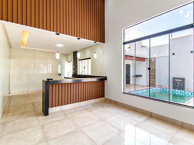 Foto do Casa - Casa à venda no Jardim Todos os Santos com 3 quartos piscina e 5 vagas de garagem em Senador Canedo GO | Home Gyn Imóveis Ltda