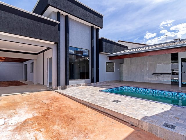 Foto do Casa - Casa à venda no Jardim Todos os Santos com 3 quartos piscina e 5 vagas de garagem em Senador Canedo GO | Home Gyn Imóveis Ltda