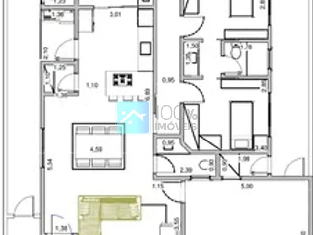 Casa com 300m² 3 quartos e 4 banheiros, à venda, no bairro Vila Nair em São José dos Campos