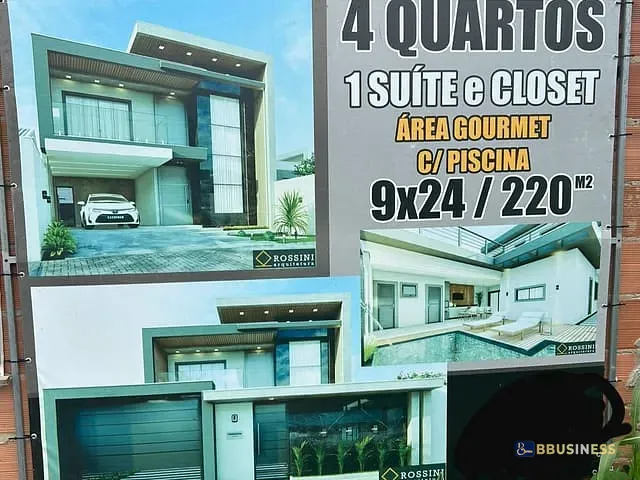 Casa 4 quartos e 4 banheiros, à venda, no bairro Residencial VILLAGE em Campos dos Goytacazes