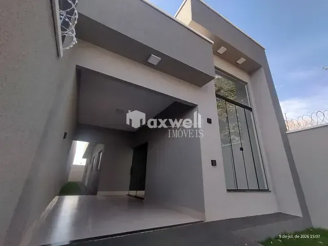 Casa com 180m² 3 quartos e 3 banheiros, à venda, no bairro Residencial Solar Central Park em Aparecida de Goiânia