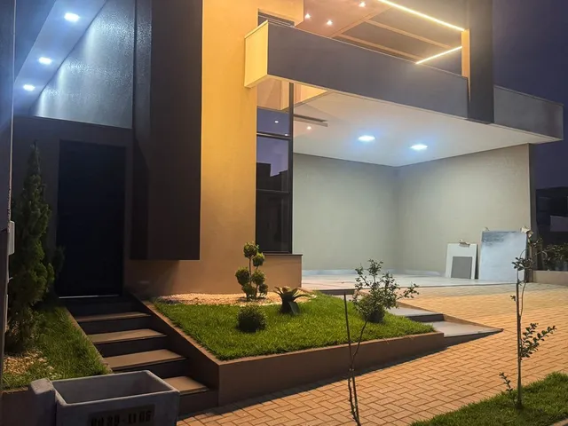 Foto do Casa - Casa à venda no Condomínio Village Provence – Contemporânea, 3 suítes, piscina e acabamento de alto padrão | Roma Prime Imóveis
