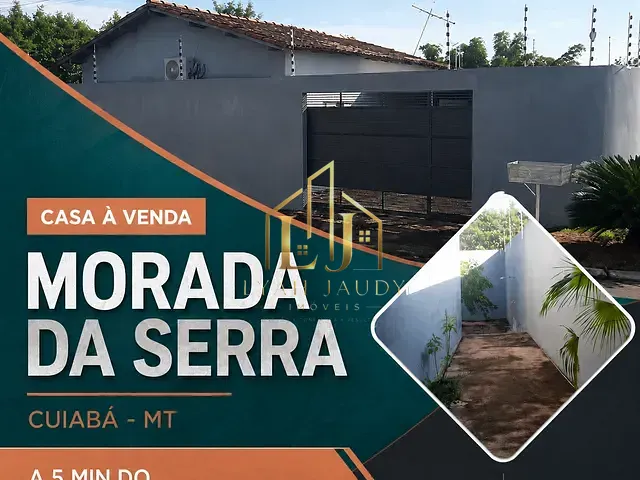 Casa com 316m² 2 quartos e 1 banheiro, à venda, no bairro Morada da Serra em Cuiabá