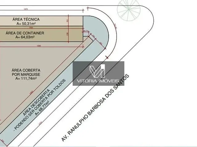 Ponto com 165m², para alugar, no bairro Jardim Camburi em Vitória