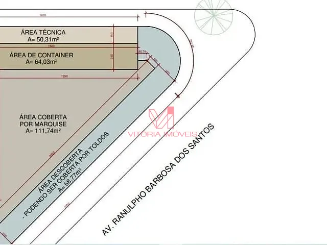 Ponto com 165m², para alugar, no bairro Jardim Camburi em Vitória