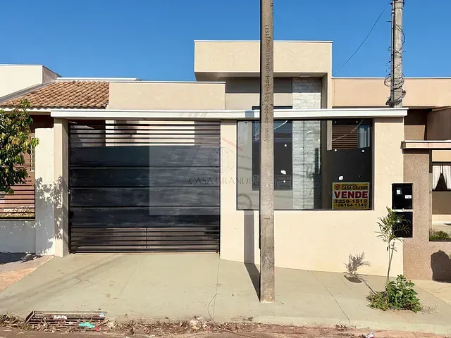 Casa com 150m² 3 quartos e 2 banheiros, à venda, no bairro Jardim Cidade Nova em Rolândia