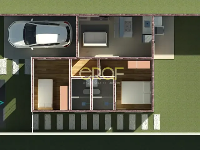 Casa 2 quartos e 2 banheiros, à venda, no bairro Setor Nordeste em Formosa