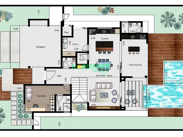 Casa com 451m² 3 quartos e 4 banheiros, à venda, no bairro Vivant Urbanova em São José dos Campos