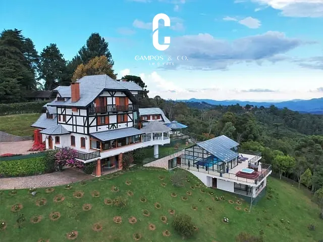 Casa com 14611m² 7 quartos e 8 banheiros, à venda, no bairro Parque monterei em Campos Do Jordão