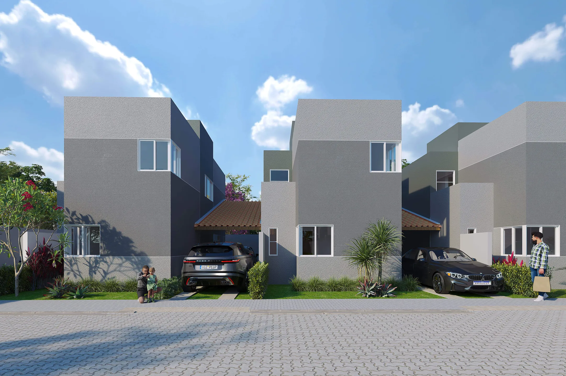 Perspectiva do Casa - Casa à venda, Condomínio Rosedal Del Prado, Teresina, PI | Cristina Lopes Imobiliária