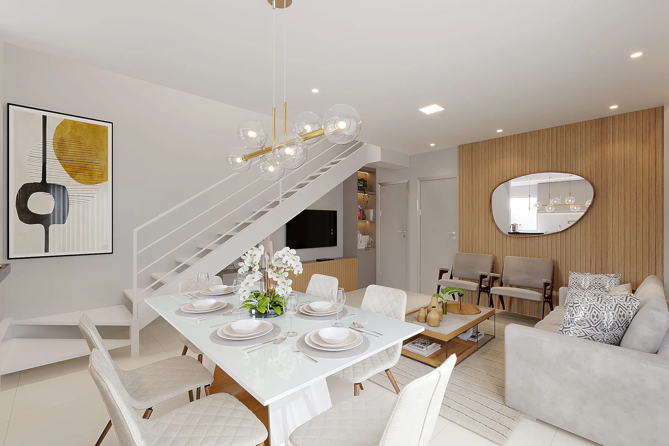 Perspectiva do Casa - Casa à venda, Condomínio Rosedal Del Prado, Teresina, PI | Cristina Lopes Imobiliária