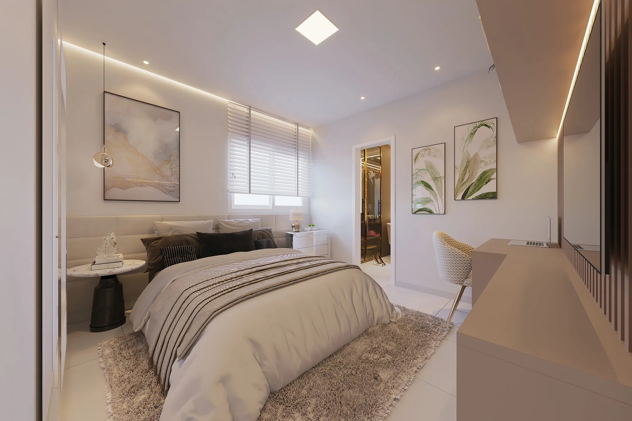 Perspectiva do Casa - Casa à venda, Condomínio Rosedal Del Prado, Teresina, PI | Cristina Lopes Imobiliária