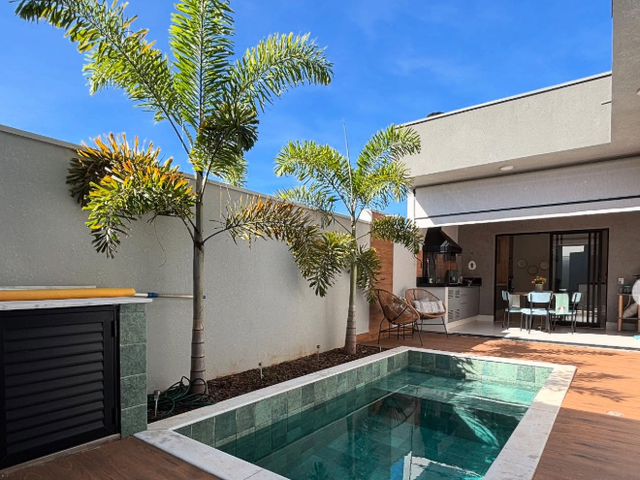 Foto do Casa - Casa térrea com 3 suítes e piscina à venda no Condomínio Park Gran Reserve, Indaiatuba/SP – R$ 1.490.000,00 | Pleno Imobiliária