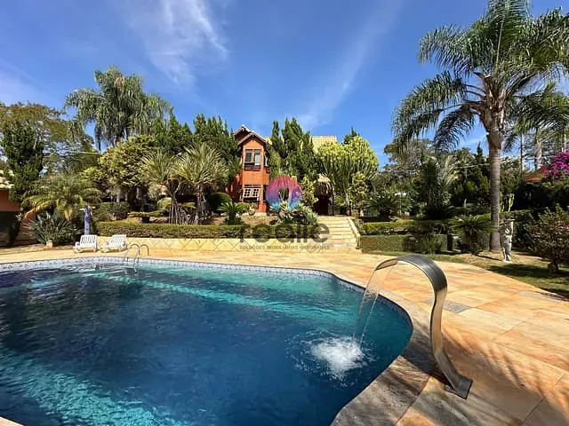 Casa com 2287m² 6 quartos e 7 banheiros, à venda ou para alugar, no bairro Recanto da Lagoa em Lagoa Santa