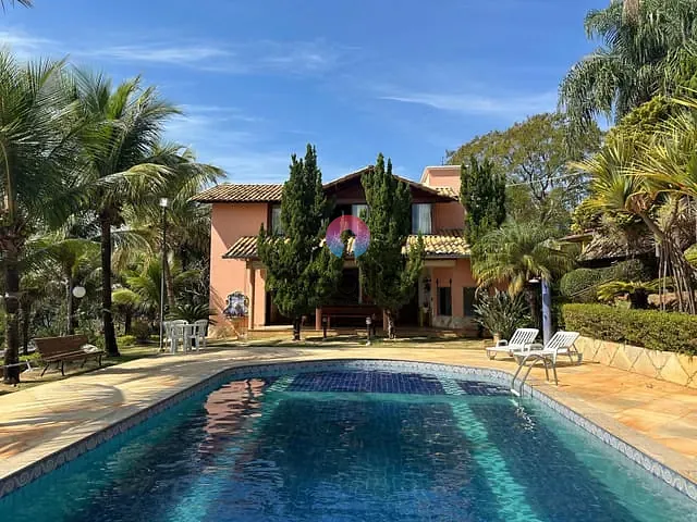 Casa com 2287m² 6 quartos e 7 banheiros, à venda ou para alugar, no bairro Recanto da Lagoa em Lagoa Santa