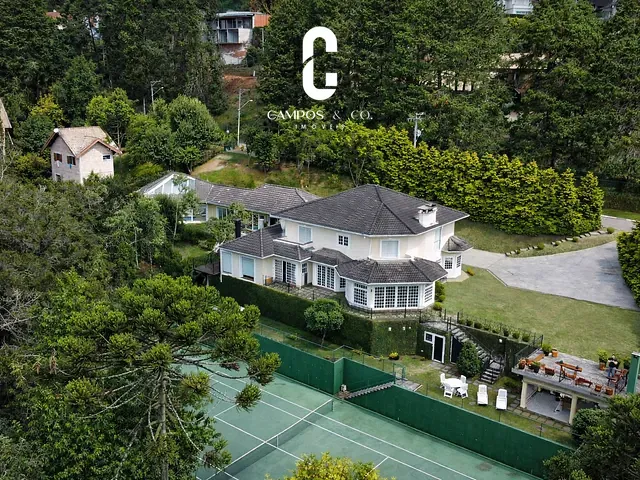 Casa com 6000m² 6 quartos e 5 banheiros, à venda, no bairro Vila Capivari em Campos Do Jordão