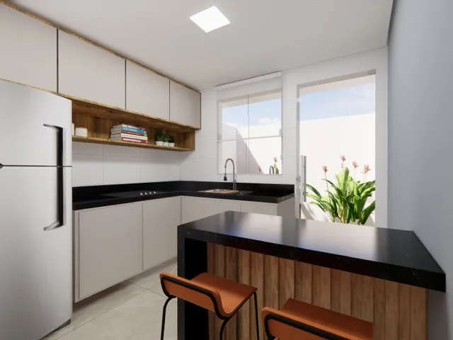 Casa 2 quartos e 3 banheiros, à venda, no bairro Candelária em Belo Horizonte