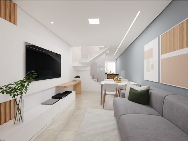 Casa 2 quartos e 3 banheiros, à venda, no bairro Candelária em Belo Horizonte