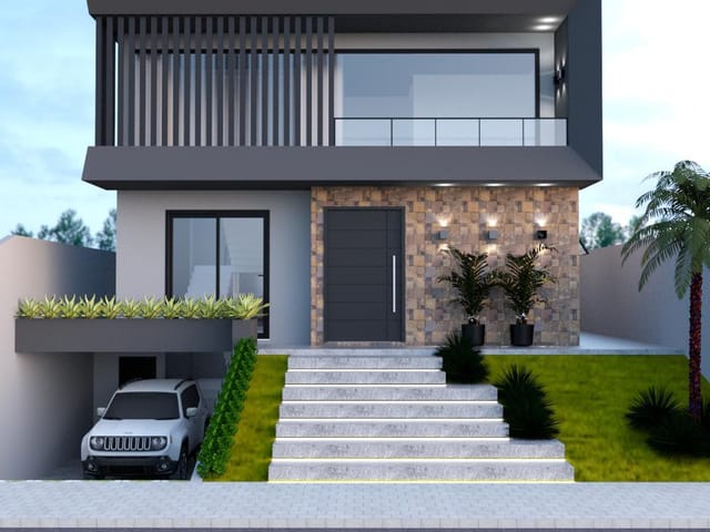 Casa com 300m² 3 quartos e 4 banheiros, à venda, no bairro Jardim Carvalho em Ponta Grossa